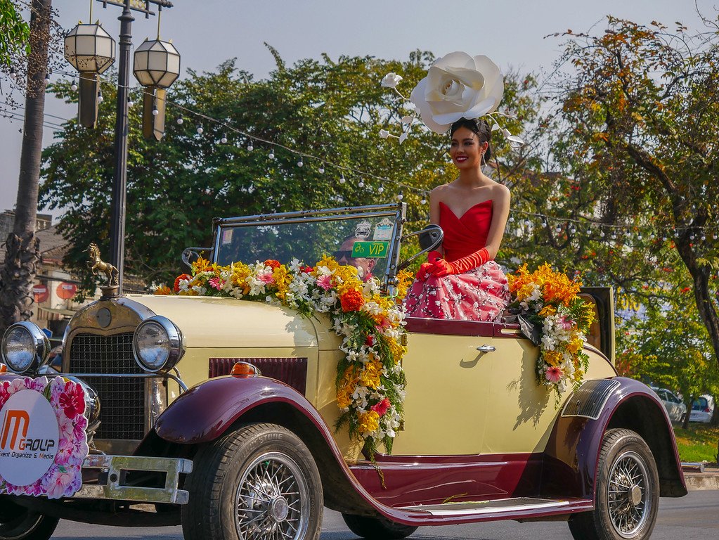 Гответе се за Фестивала на цветята в Чианг Май в първата седмица на февруари„